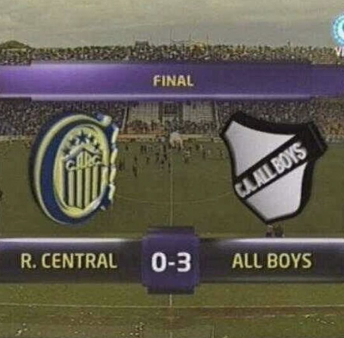 Un día como hoy pero hace 13 años risario sentral descendía por 4ta vez en su diminuta historia.. ⚰️☠️

Queres cagarte de risa un rato y ver la meada de All Boys a los sinas? 

Descende hacía abajo y mirate este hermoso hilo..🧵🅱️