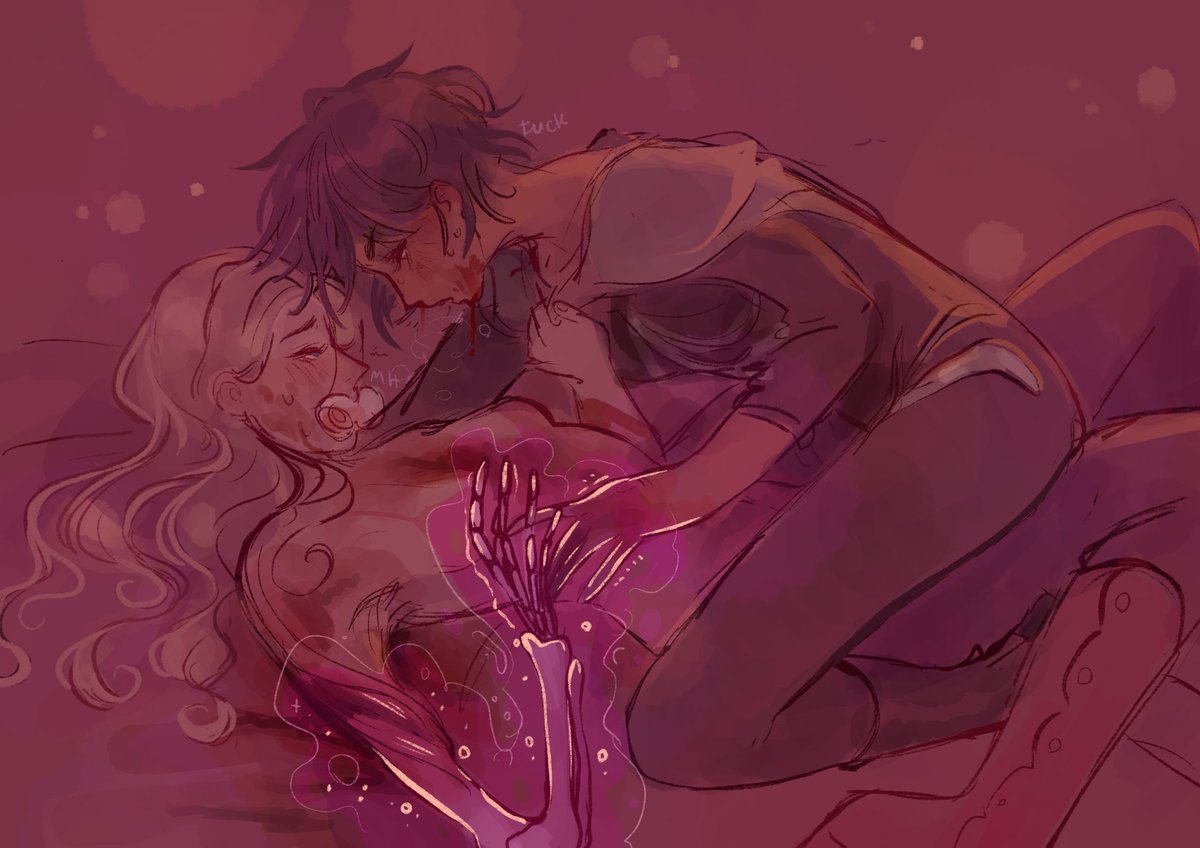 lovinglydrawn69's tweet image. cw blood
something something harrianthe necromantic sex