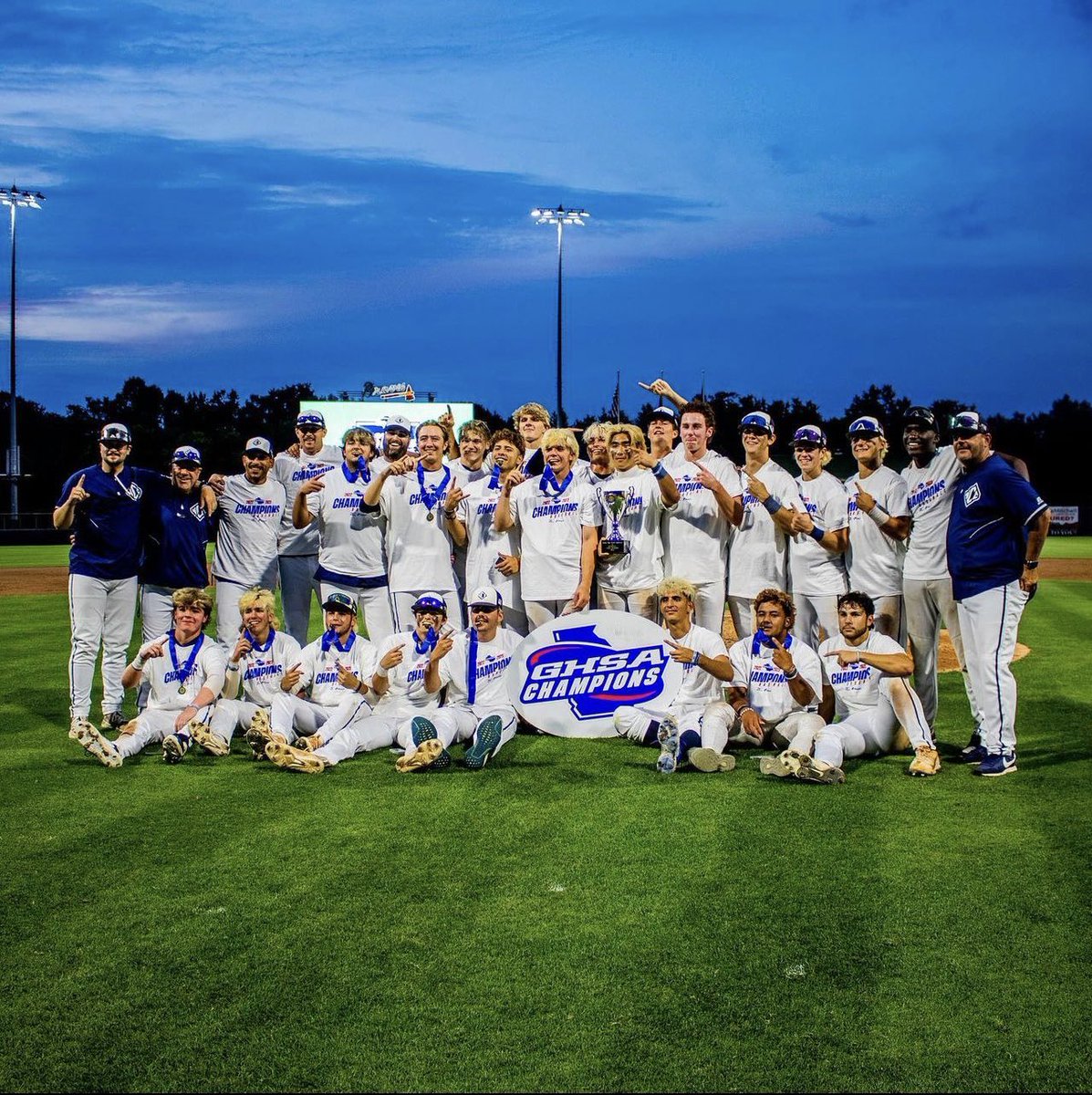 What a year. What a night. What a team.

Your 2023 GHSA 2A State Champions, the North Cobb Christian Eagles!🏆
#LLW2