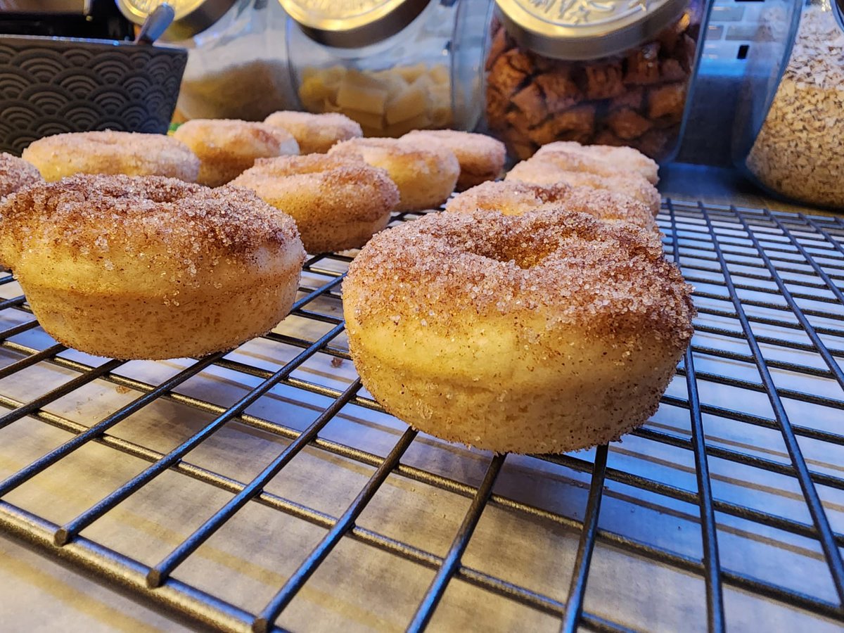 Whipped up some mini-donuts