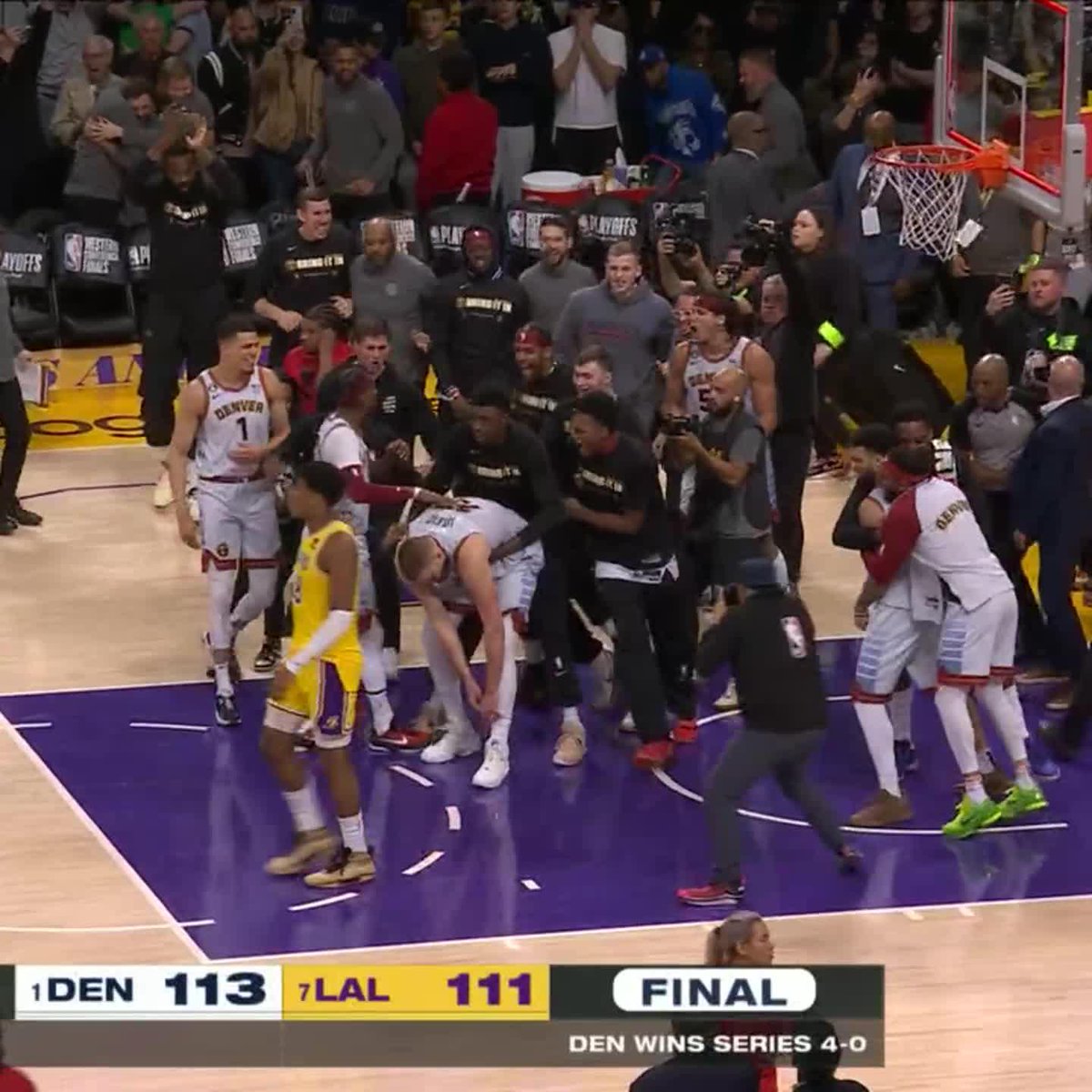 Last Night's Game on Twitter ".nuggets are heading to the NBA Finals