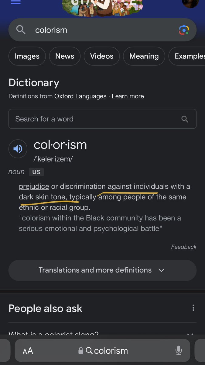 Nellieeeee on Twitter "then maybe a new definition is needed bc colorism effects all different