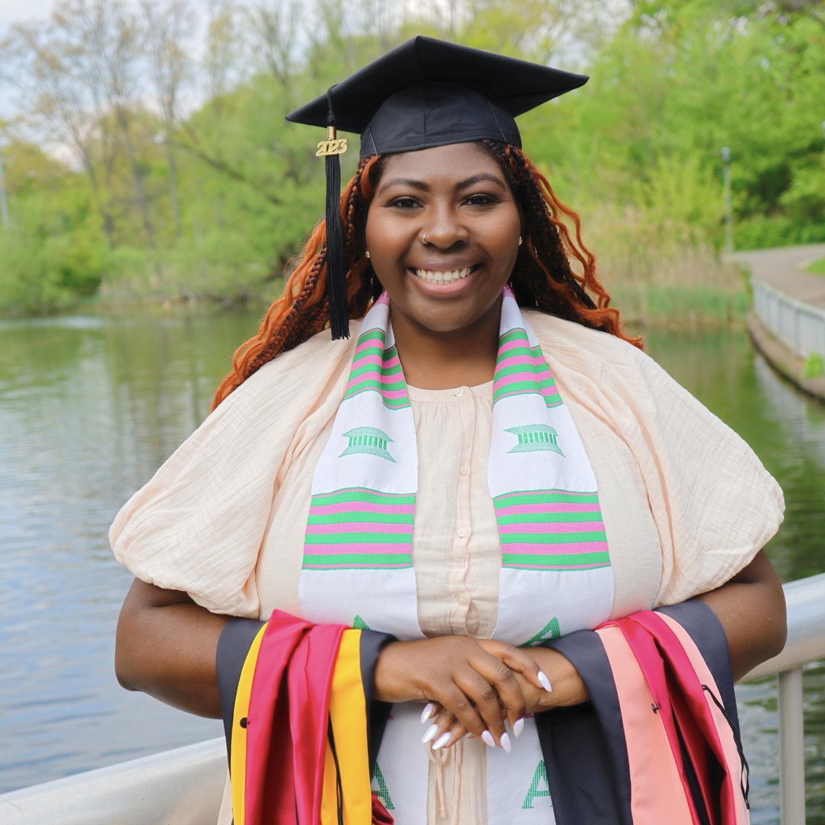 champagneyonnie's tweet photo. ๐ Mastered it x2 #RBHSGrad #Rutgers #Classof2023 #BLACKinSTEM #Epidemiologist #CellBio #CellBiologist https://t.co/gNYm30EGpr
