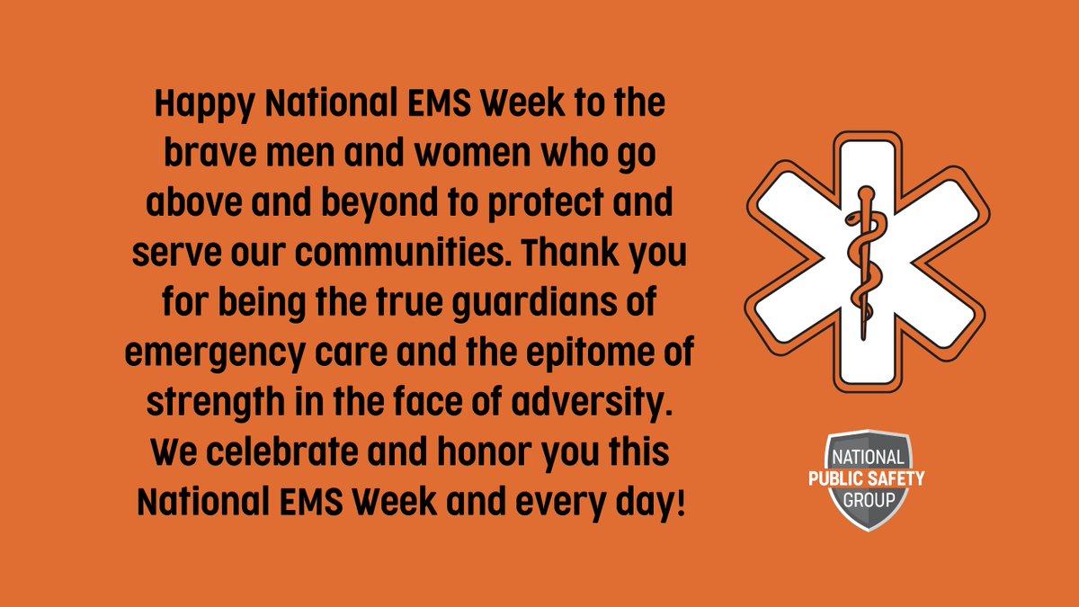 Celebrating our #EMSHeroes ⚕️this #NationalEMSWeek and every week! Thank you for your perseverance, compassion, skill, and commitment to saving lives each and every day! We value and appreciate you🧡! Thank you for your service! #grateful #EMSWeek #EMSWeek2023 #EMSstrong