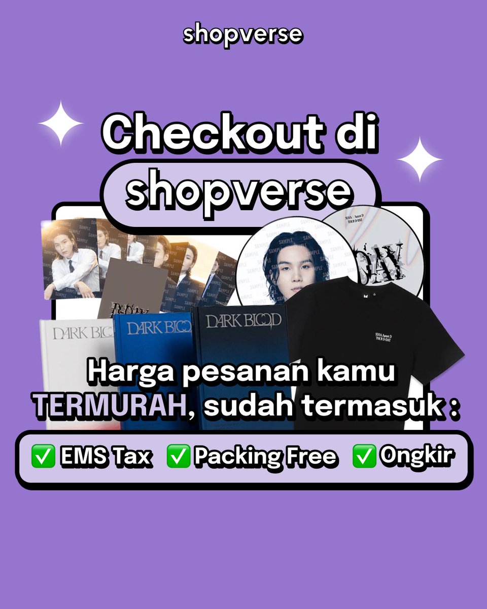 shopverse_id's tweet photo. Shopverse: Tempat terbaik untuk mendapatkan harga TERBAIK untuk pesananmu! 💰
Ada Jaminan Harga Termurah🔥

Temukan merchandise favoritmu di ShopVerse~

#Shopverse #BestPrice #kpopmerchmurah #kpopina #openpo #kpopmerch #wts #lfb https://t.co/ZPbVchHiTC