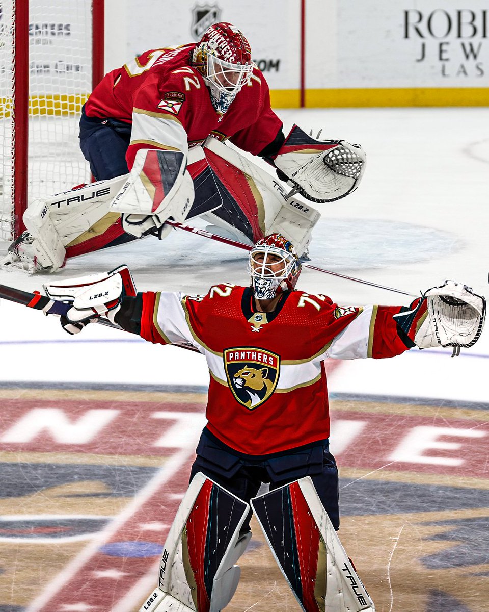 Sergei Bobrovsky has stopped 110 of his last 111 shots faced 🧱