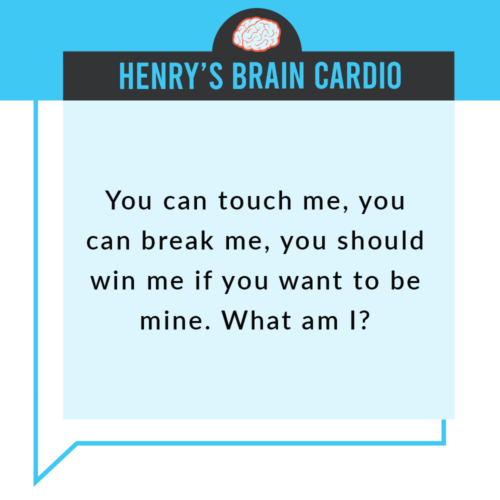 It's time for Brain Cardio! 🧠 Post your answer to our monthly trivia in the comments below!

#BrainCardio #RiddleMeThis #BrainTeaser #YouDeserveMore