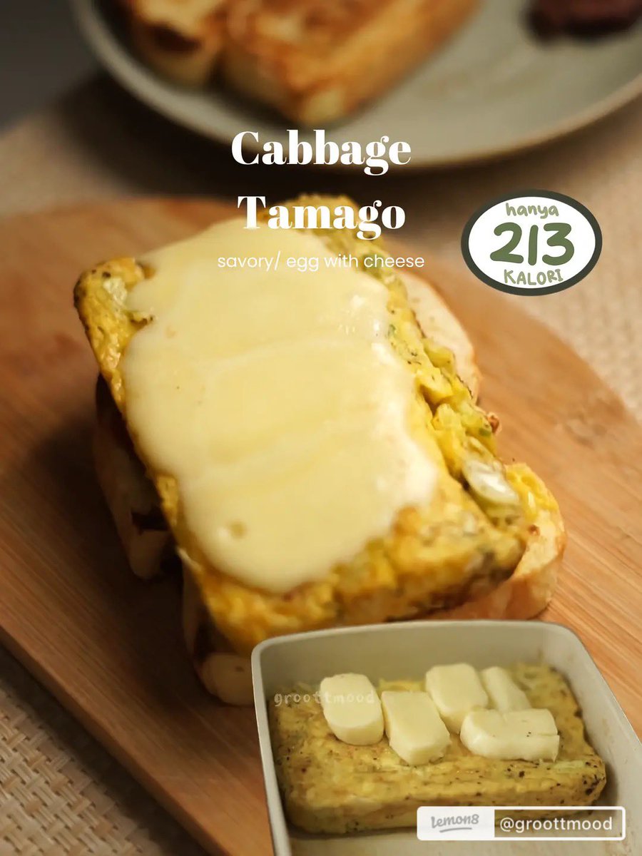 IndonesiaLemon8's tweet photo. Cabbage tamago:
cabbage, shredded
Scallions
1 egg, beaten
Mozzarella
Salt, pepper
Untuk caranya bisa kalian ikutin di foto yahhh.. gampang banget kok🤩👍🏽
#lemon8indonesia #lemon8food #lemon8tutorial https://t.co/Y8HRMXSqxx