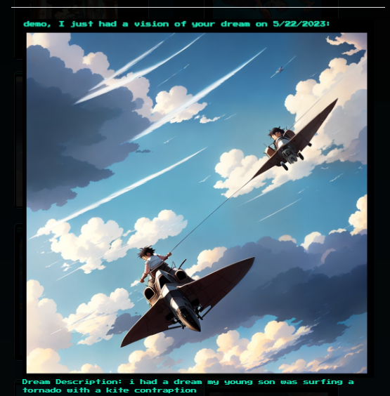 PickledImagn's tweet photo. Spending some hours getting arc.AId up to current image gens, utilizing stable diffusion api and I'm also adding art style options for users to generate the dream images. I've been meaning to do this and it'll greatly improve the arc.AId experience. I'll launch this on Wednesday https://t.co/2uy1iOe4V7