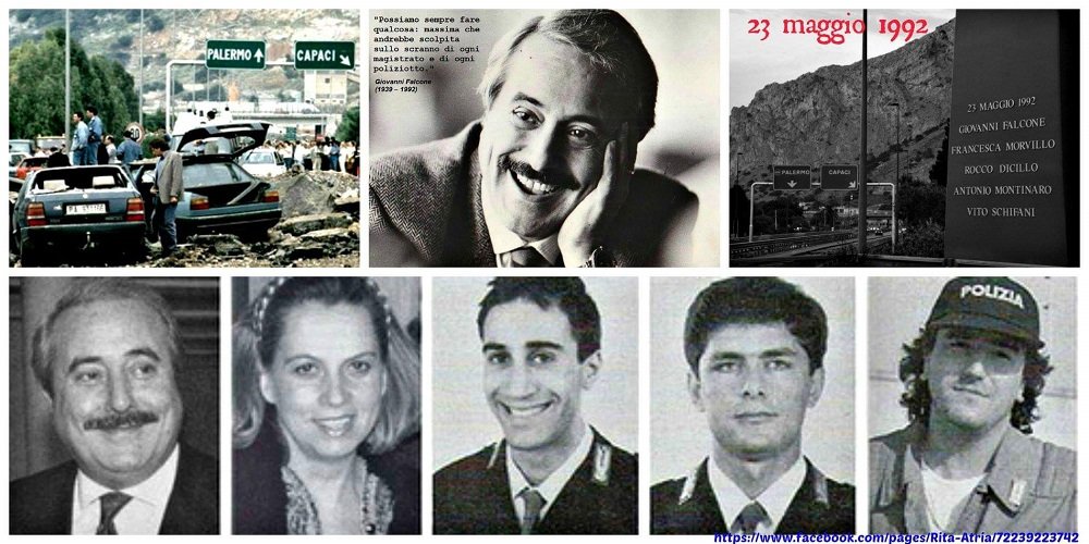 23/05/1992.
Magistrato Dott. Giovanni Falcone.
Magistrato Dott.ssa Francesca Morvillo
Agente Vito Schifani
Agente Rocco Dicillo
Agente Antonio Montinaro
Noi non dimentichiamo.
#Capaci #GiovanniFalcone