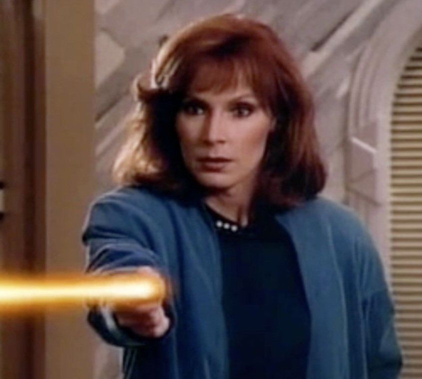 cmkhoman's tweet photo. Mama bear Bev...she's right up there with FAFO Bev. 🔥
#StarTrekLegacy #AdmiralBeverlyCrusher #BadAssBev #NeedMoreBev https://t.co/yWDQzmCNSy