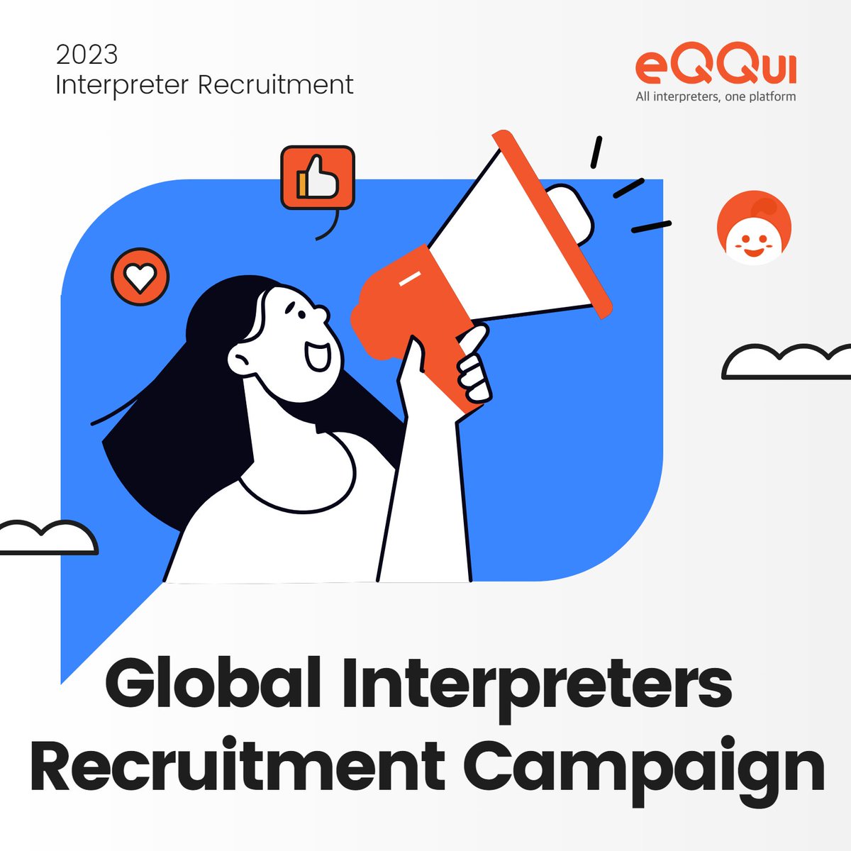 🌎Join the Global eQQui Family! 🌎
eQQui connects interpreters with clients from around the globe. We already have 17,000+ interpreters from 140 countries on our platform and we continue growing! 🚀
Sign up today at eQQui.com 

#global #eqqui #interpreters