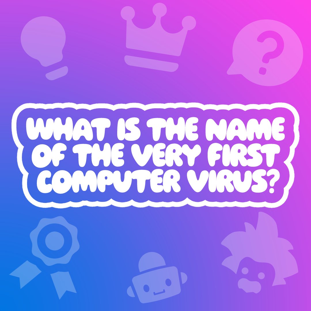Codepalm_DE's tweet image. Do you know the name of the very first computer virus? Test your programming knowledge with this quiz! 🦠 Write your answer in the comments! 💡
#virushistory #programmingquiz #geekytrivia