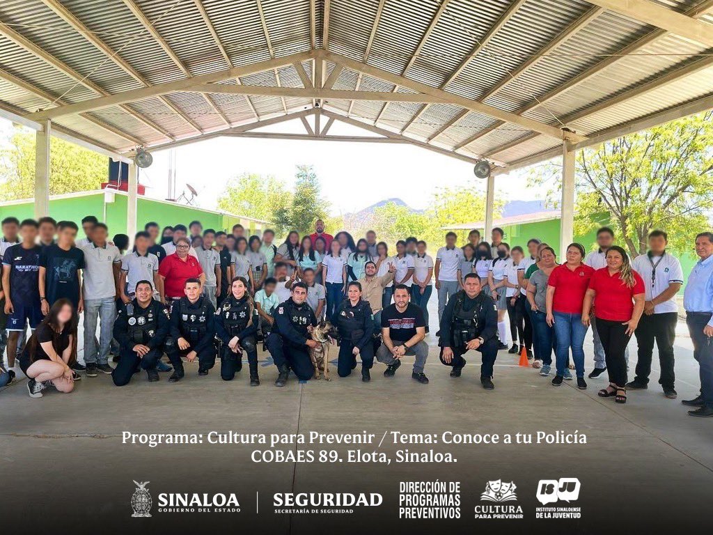 Prevencion_Sin's tweet photo. Con motivo de la conmemoración del día del estudiante y con el objetivo de abonar al crecimiento de la juventud, hoy estuvimos presentes en el COBAES 89 perteneciente al municipio de Elota.
#TransformandoSinaloa @ISJUmx @CobaesSinaloa @sinaloagobmx @rochamoya_ https://t.co/vjZktY6DMo