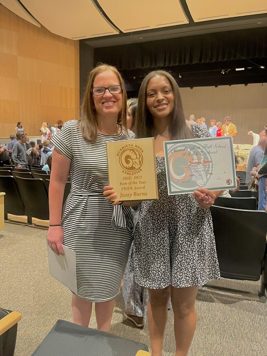 Murrieta Mesa Softball (@mmhs_softball) on Twitter photo Congratulations to <a href="/BurnsJasmyn/">Jasmyn Burns</a> on receiving the Ram of the Year Award for ALL of Mesa Athletics. This award goes to the Student Athlete who exhibits Ram Pride on and off the field and in their community. We are blessed that Jazzy represents softball with this prestigious award! Congratulations to <a href="/BurnsJasmyn/">Jasmyn Burns</a> on receiving the Ram of the Year Award for ALL of Mesa Athletics. This award goes to the Student Athlete who exhibits Ram Pride on and off the field and in their community. We are blessed that Jazzy represents softball with this prestigious award!