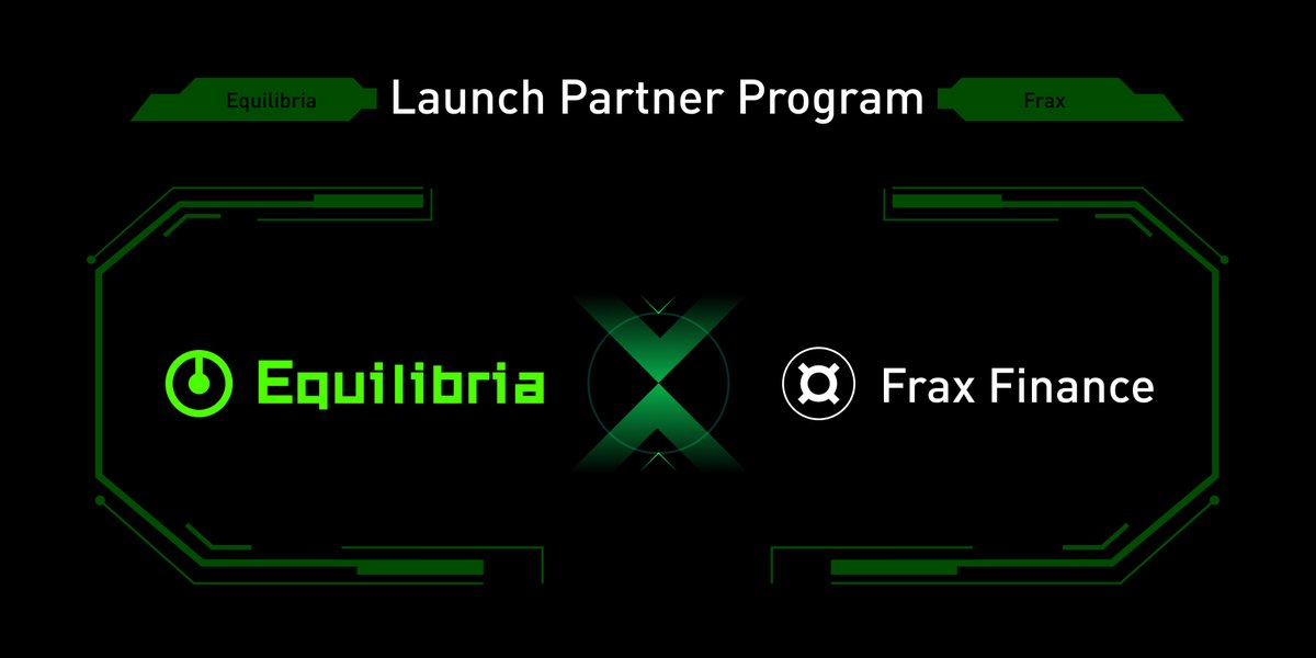 Equilibriafi's tweet photo. Introducing @fraxfinance, our esteemed launch partner in the Equilibria Eco🚀!  #Equilibrians, Frax Finance supporters and everyone in DeFi, make sure u read thru this as we got some incredible news for u! https://t.co/JpNhEIjz8G