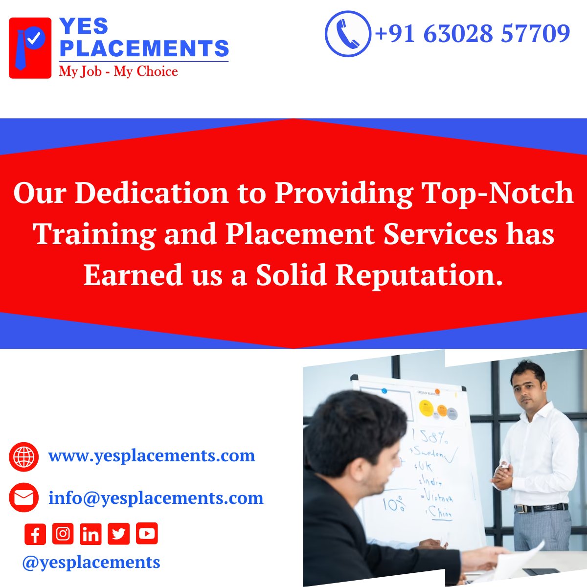 yes_placements's tweet photo. Our Dedication to Providing Top-Notch Training and Placement Services has Earned us a Solid Reputation.
SIGN UP NOW
📷+91 63028 57709
📷 https://t.co/buebY4cOmz
📷 info@yesplacements.com
#yesplacements #guntur #trainings #placements #staffingservices #learnbestskills https://t.co/zMRE9oBFED