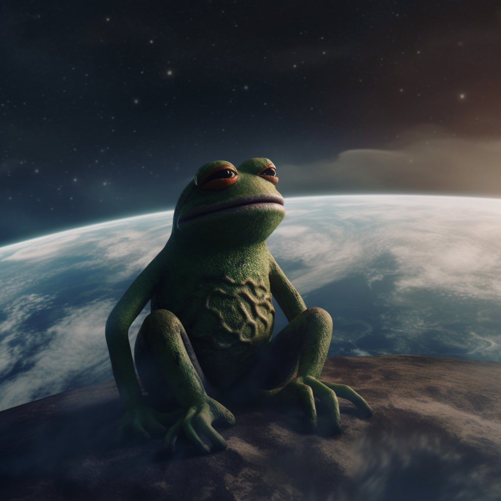 It’s a frogs world $pepe all over Miami