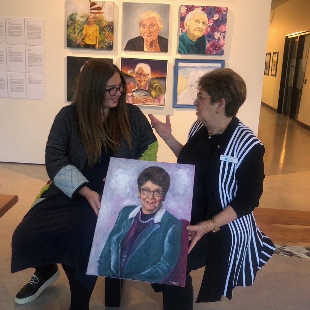 Age Discrimination Commissioner @DrKayPatterson was delighted to MC the opening of The Centenarian Portrait Project by Teenagers’ national exhibition at Belconnen Arts Centre over the weekend. The exhibition is open until 2 July. See more: loom.ly/YKpdB2s #tcppbt