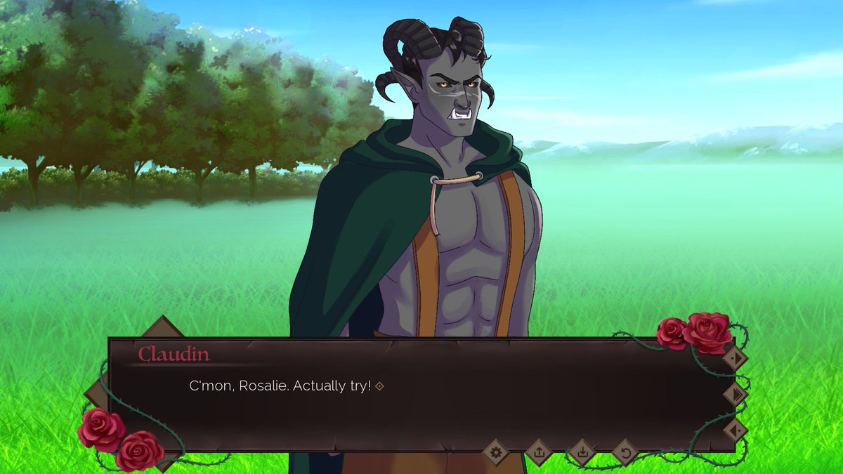 lacydigital's tweet photo. Screenshots from the little sparring match you can have with Claudin! (MC's name is customizable!)
#Ardency #indieotome #indiegames #amaregames #indiedev https://t.co/oX92I45DSi