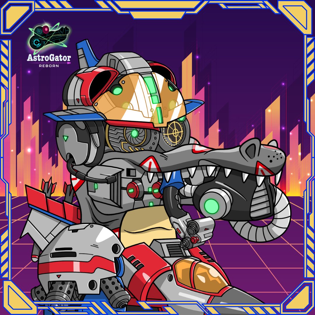 🔥《Fighter Alligator》🔥
Incredibly cool fighter  alligator~
Who wouldn't want to own this one?

🐊Mint 👉 bit.ly/3ttU86p  
🐊Discord 👉 bit.ly/3Qito2J  
#AstroGator_REBORN #AstroGator #GameFi #NFT #NFTs #NFTcommunity #nftart