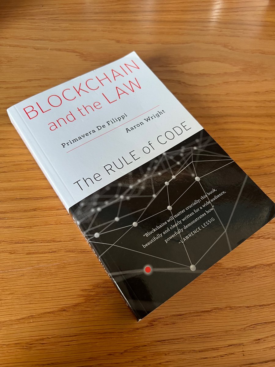 Blockchain Lawyers Group (@blockchainlg) on Twitter photo On May 25 📅 we will host in our internal circle <a href="/yaoeo/">Primavera De Filippi</a> who will deliver a speech on the subject “Towards a Model Law for DAOs?”
Many practitioners and law students became interested in legal matters concerning blockchain after reading the groundbreaking volume “Blockchain and On May 25 📅 we will host in our internal circle <a href="/yaoeo/">Primavera De Filippi</a> who will deliver a speech on the subject “Towards a Model Law for DAOs?”
Many practitioners and law students became interested in legal matters concerning blockchain after reading the groundbreaking volume “Blockchain and
