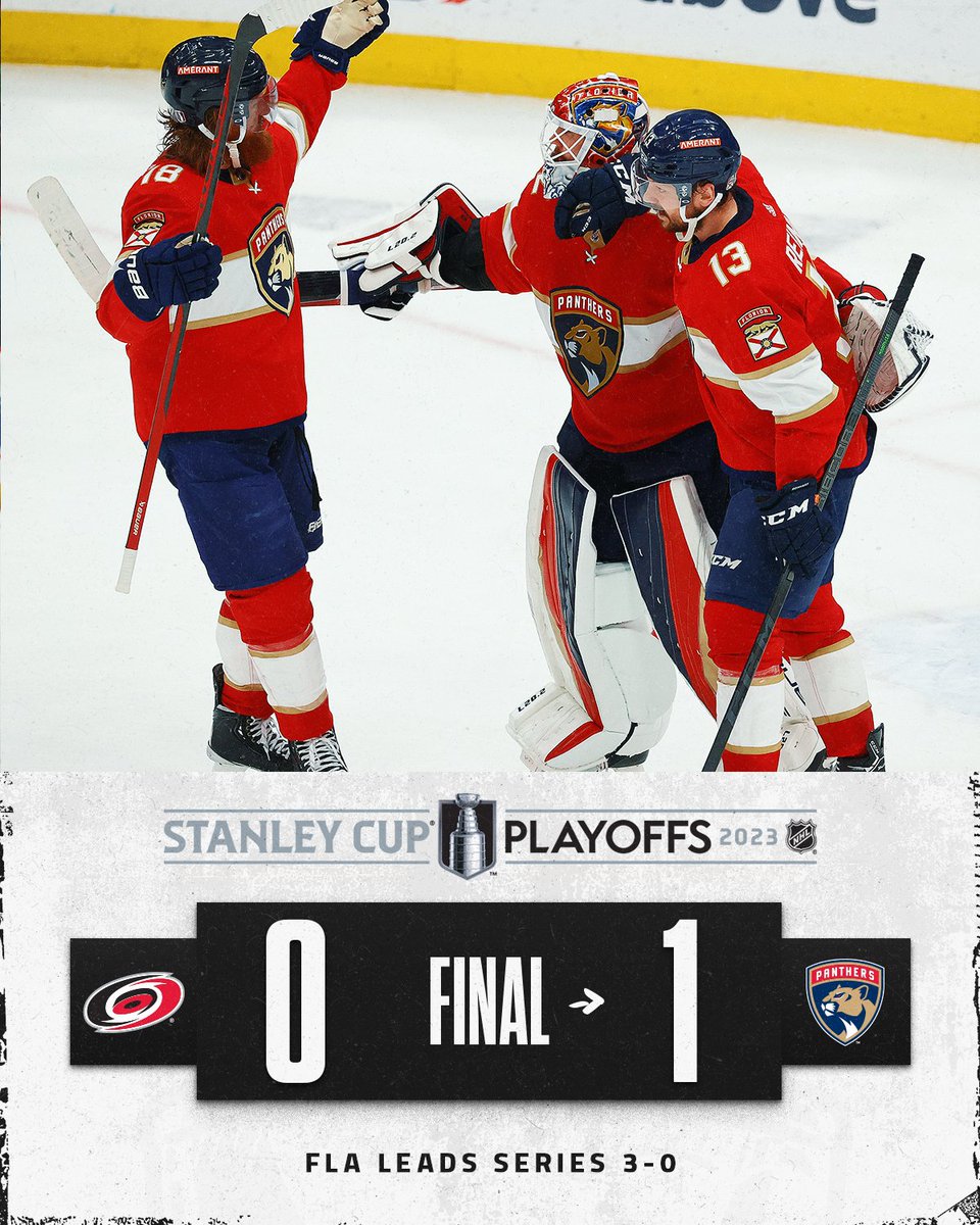 The <a href="/FlaPanthers/">Florida Panthers</a> became the first team in NHL history to enter the #StanleyCup Playoffs as the lowest-seeded team and own multiple 3-0 leads in a best-of-seven series that same postseason.

#NHLStats: media.nhl.com/public/live-up…