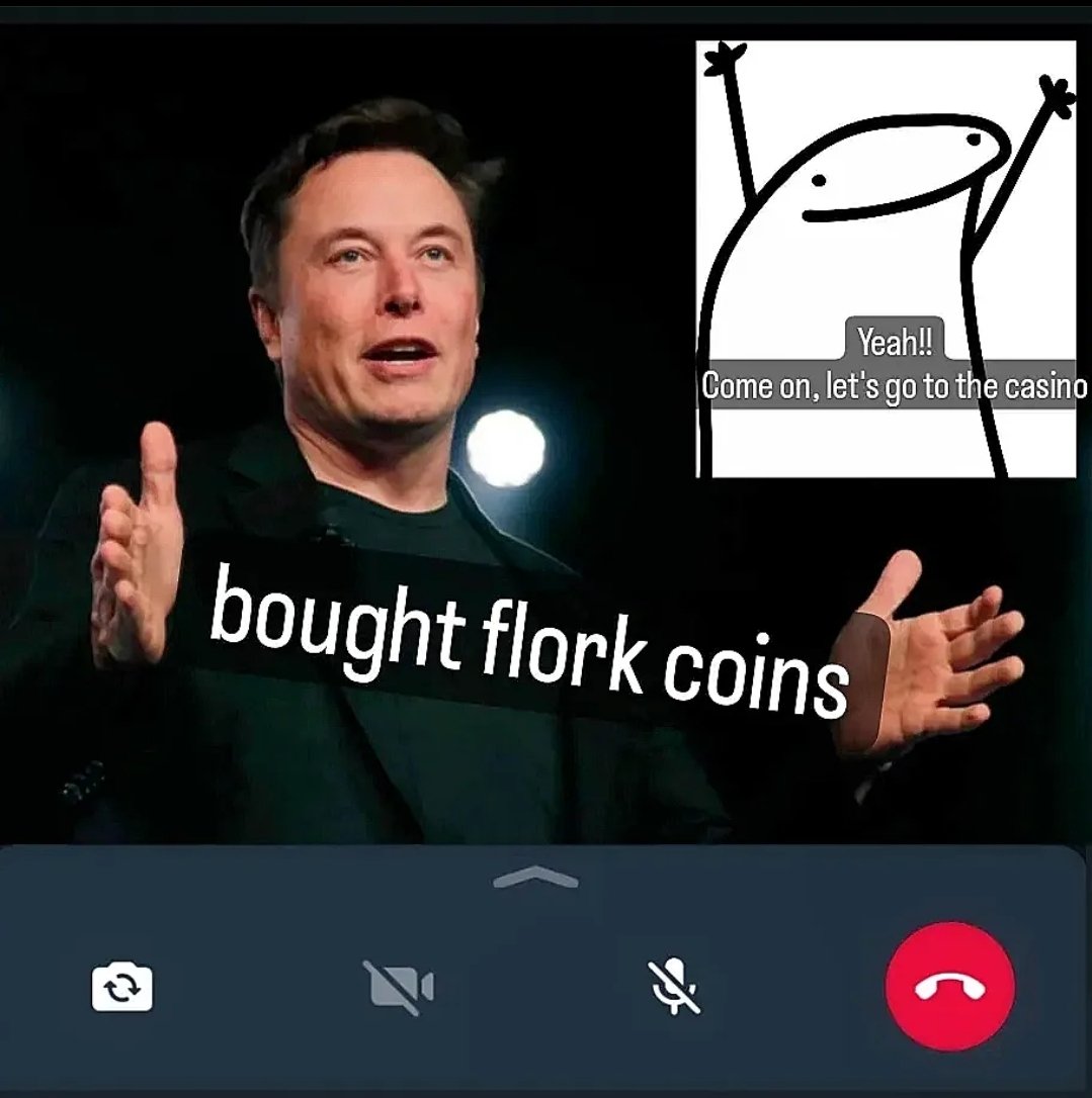 today we had a very serious conversation with <a href="/elonmusk/">Elon Musk</a> 

#Memecoins #Florkinu