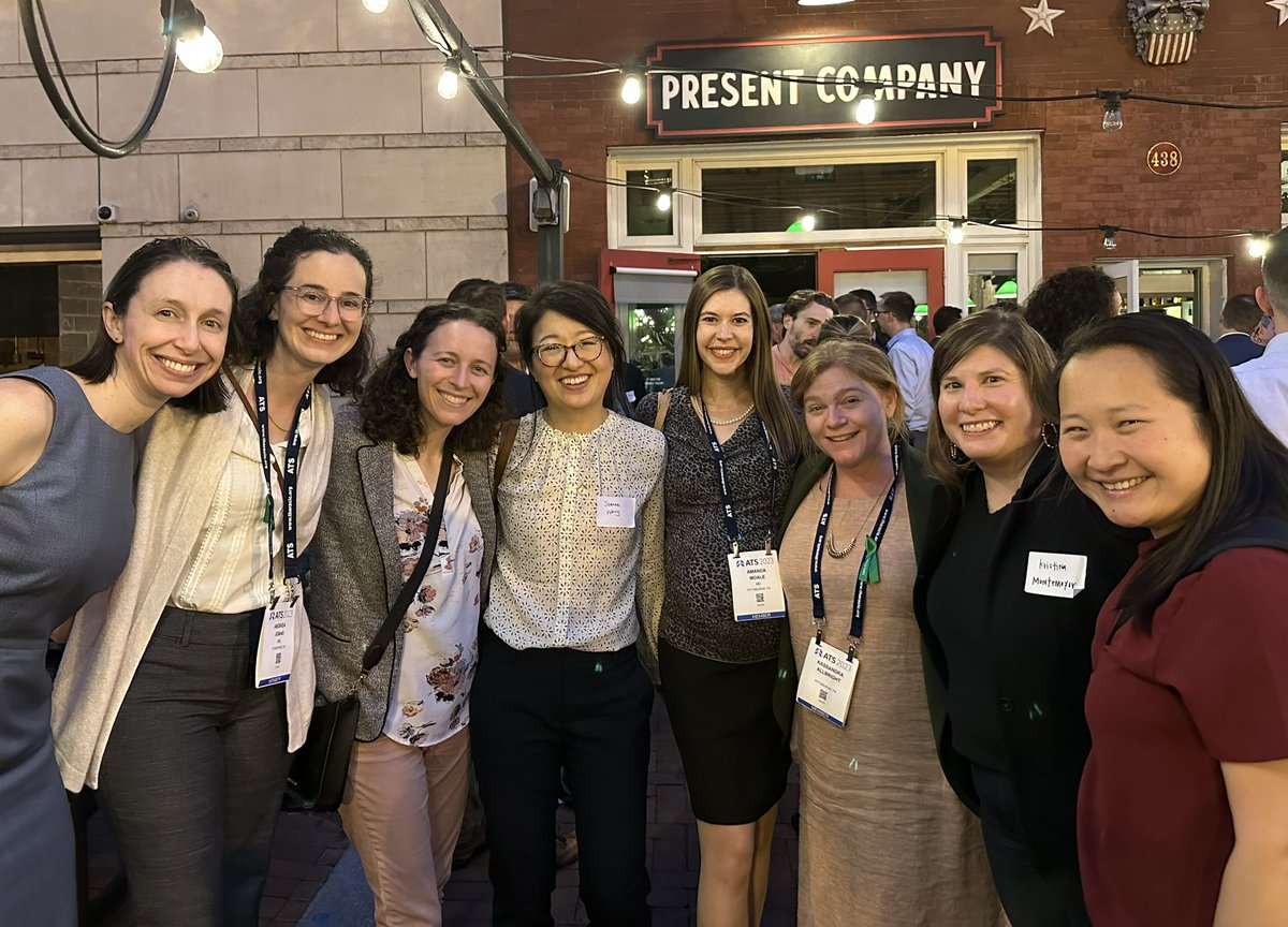 Loved catching up with these amazing @OslerResidency alumni at #ATS2023 who are doing amazing things in PCCM 🫁 #WomeninPCCM