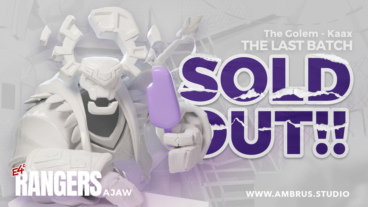 AmbrusStudio's tweet photo. After a remarkable 3-batches journey, we're thrilled to announce that all Kaax NFTs have been sold out! 

In our mysterious chips program, Kaax will make appearances in more thrilling tasks in the future, granting you the opportunity to earn extra chips. (containing a delightful airdrop of $E4C tokens! )   May Kaax Bless you! #NFTs #Freemint #E4C

https://t.co/Hl1a7myJj9

Guess who's the next upcoming Ranger?