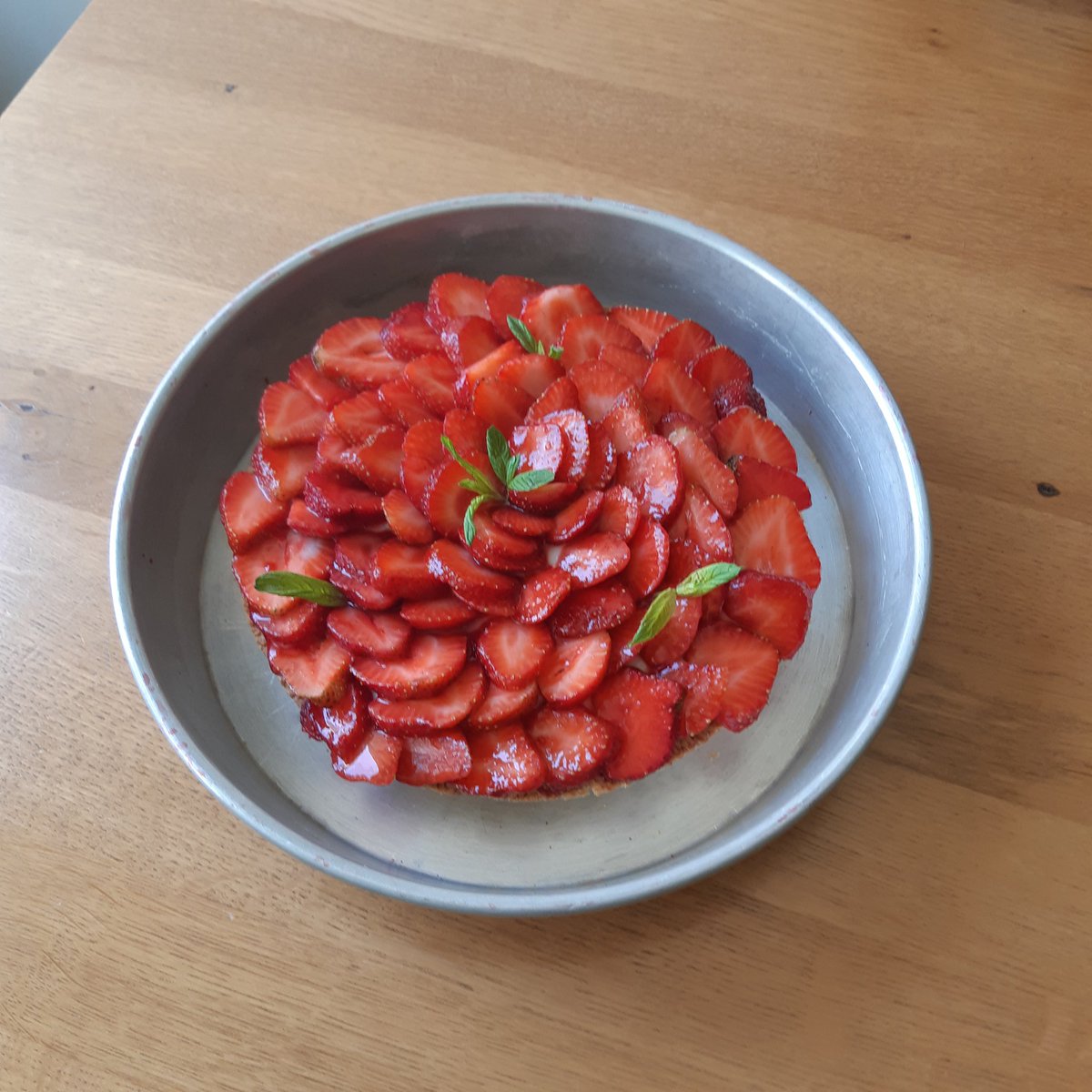 Çilekli tart zamanı🍓