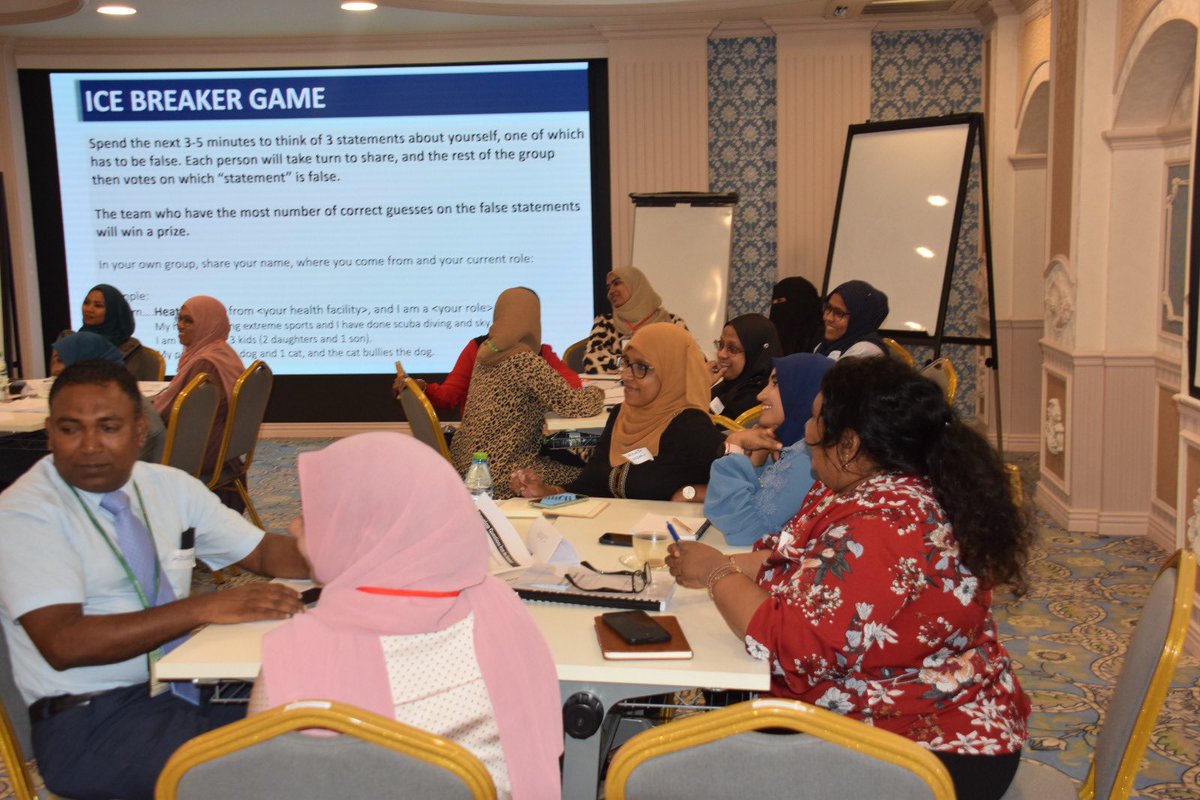 Assessor training on Maldives Healthcare Accreditation Standards started today. A 5 day training with hands-on practices and observership at all levels of health facilities and clinics for 36 participants from different health facilities including private hospitals.