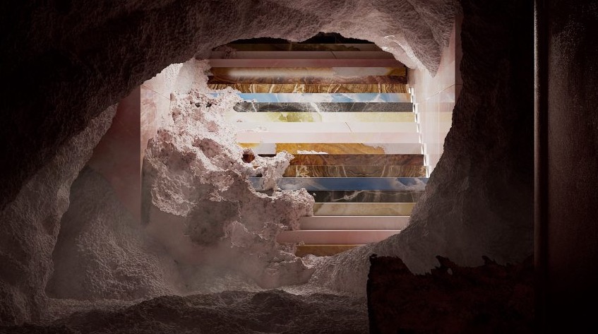 THEFARMparis's tweet image. 🕳 #DesignFocus : SolidNature and OMA architects present &quot;immersive dreamscape&quot; adorned with stones for Milan design week
♟ @dezeen
••• dezeen.com/2023/04/17/sol…