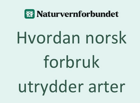 Anduril100's tweet photo. Naturvernforbundet påstod nylig, med støtte i en rapport fra Sintef, at «norsk forbruk utrydder arter». Denne konklusjonen er det imidlertid ikke støtte for i rapporten fra Sintef, som er oppsiktsvekkende svak. 

En lang og gretten tråd. 1/ https://t.co/2X9ksffw8Y