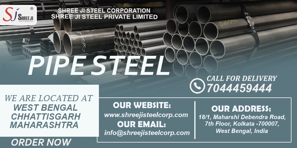 Looking for high-quality pipe steel suppliers? Look no further! Shree Ji Steel Corporation provides a wide range of pipe steel products that meet industry standards. Contact us for all your piping needs.
#PipeSteel #InfrastructureMatters #StrengthAndVersatility