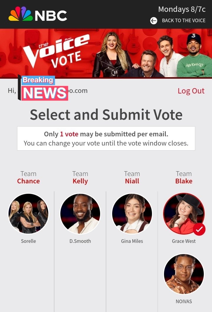 AlmaVictoriano2's tweet image. Voted for #TeamBlake
