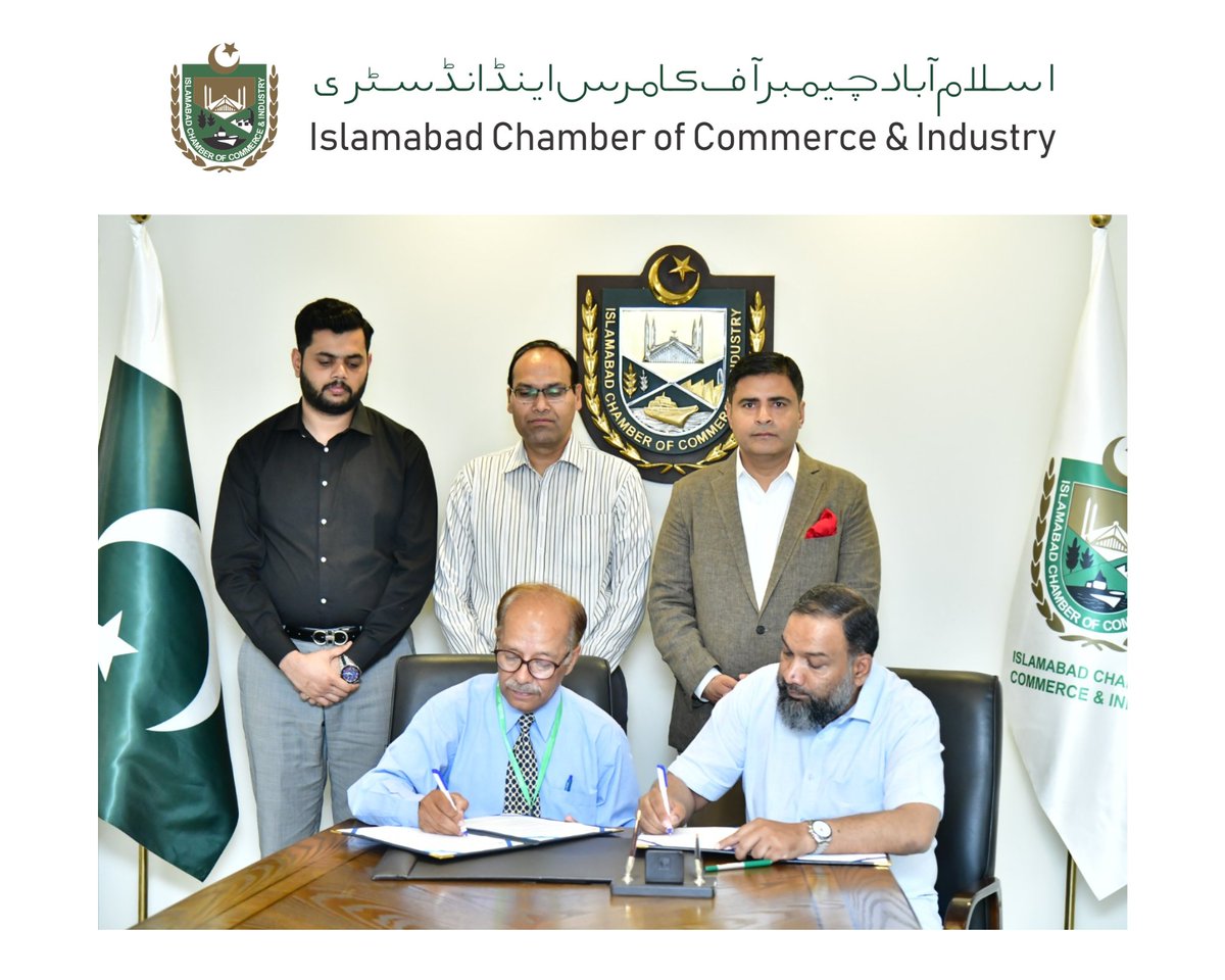 IslamabadCCI's tweet photo. Islamabad Chamber of Commerce and Industry (ICCI) has signed a Memorandum of Understanding with Citi Lab to facilitate members and their families
#ICCI @bakhtawarizafar @faadwaheed @azharulislamzafar #MoU #citilab #discount #facilitate https://t.co/D5optqd3ag