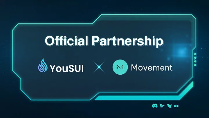 [Partnership Announcement]
📢#Movement Labs Joins YouSUI’s Incubation Crew and Forms Partnership to Revolutionize Acceleration adoption via Accessibility.

We are delighted to have Movement Labs join #YouSUI as a Partner and Joint Accelerator and YouSUI's Incubation Program.
Feel