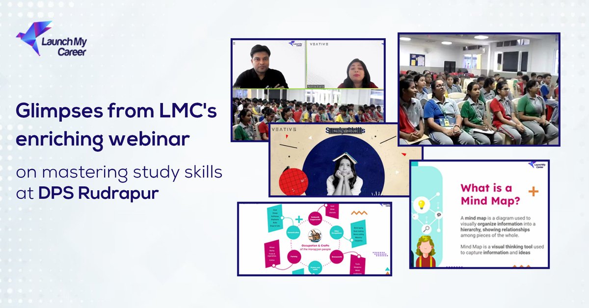 Unlocking the secrets of smart studying! We recently curated an enriching webinar at DPS Rudrapur, conducted by our International Career Success Coaches, Dr Shubham Sharma &amp; Ms Radhika Bisaria, exploring a diverse range of strategies for academic success. Congrats to the school!