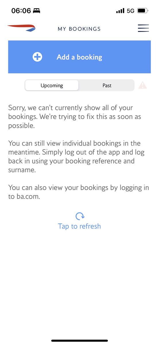 TheDesignAir (@thedesignair) on Twitter photo Oh dear <a href="/British_Airways/">British Airways</a> seems your app is down… so much for mobile boarding passes…
The paper boarding pass still lives! Oh dear <a href="/British_Airways/">British Airways</a> seems your app is down… so much for mobile boarding passes…
The paper boarding pass still lives!