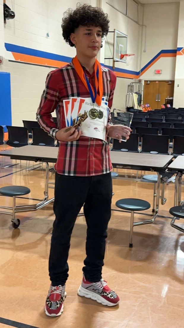 Tuff 2 years in middle school, but I had to put all the problems to the side and focus on what makes me and my people happy. Had tunnel vision this year and put the work in to make the outcome that I wanted! Happy to say I made it threw the problems to see the bigger picture.