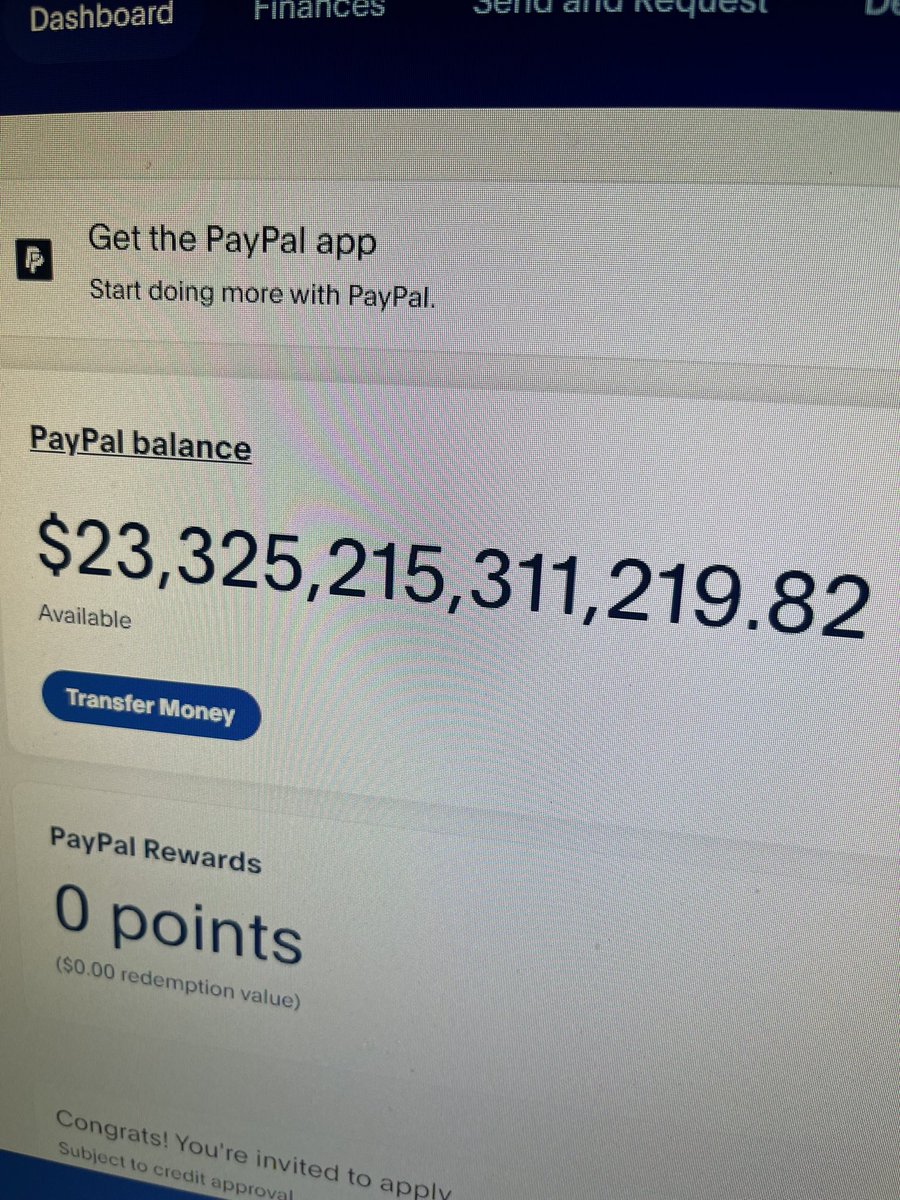 Someone accidentally wired the entire US GDP into my PayPal account