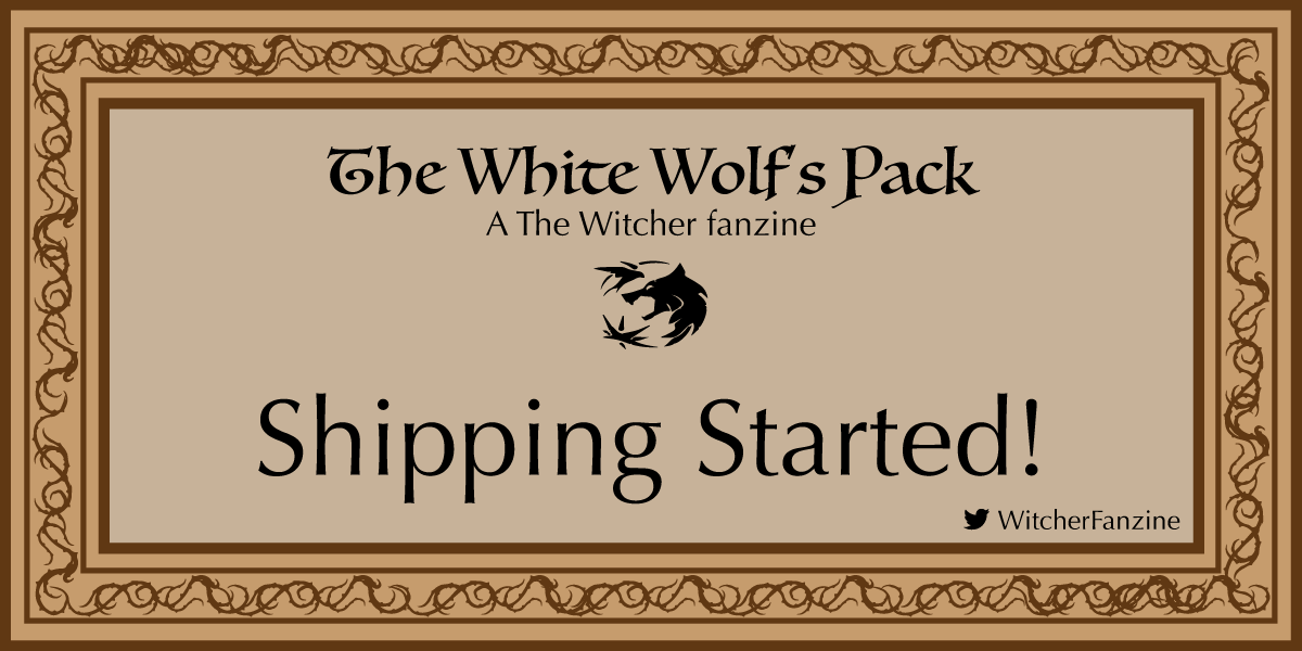 WitcherFanzine's tweet photo. 🐺ZINE UPDATE🐺

Hello folks pay attention to your emails, because shipment period has begun!

Our first delivery was the digital PDF, so if you didn't get anything, please don't hesitate to DM so we can check it out. 

#TheWitcher #Zine https://t.co/c2E5zobTVy