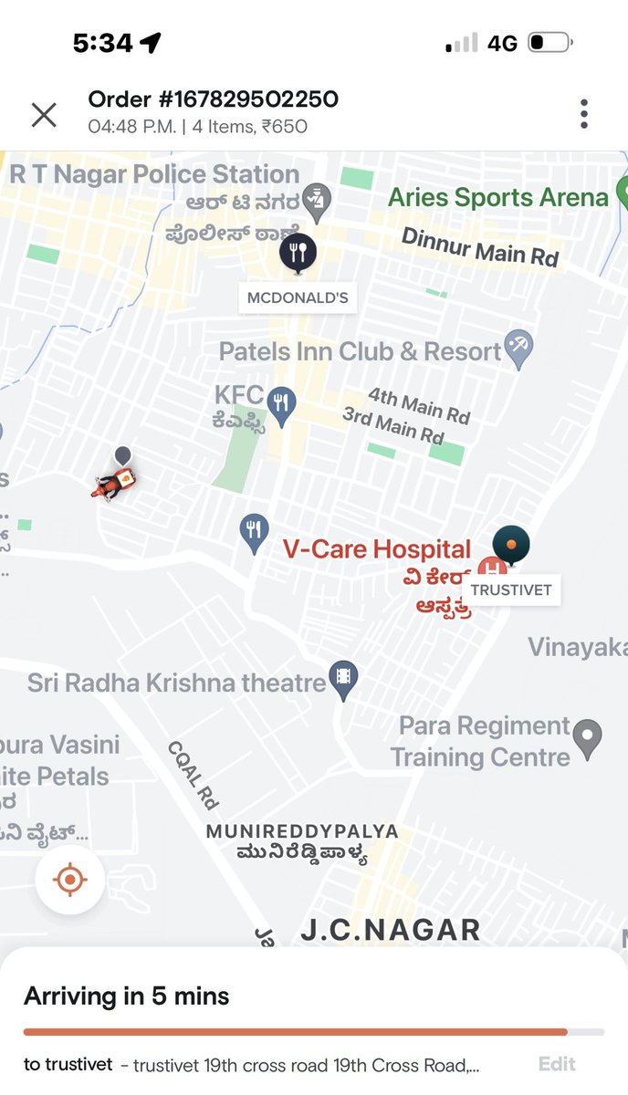 VaniAiyer's tweet photo. 4:48 placed an order
Swiggy said 22 mins .
Technically 5:10 I shd have rec my order.
5:36 and waiting for 4 mins to get over .
sigh. sales days . no lunch , no brain. https://t.co/Ffx4qwS0Gj