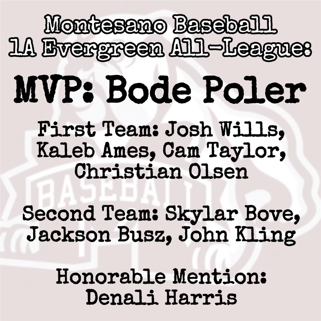 TheScrimmage's tweet photo. Congrats to league MVP Bode Poler and the rest of the Bulldogs who were honored as all-league selections. Good luck in the state semifinal on Friday!
#BeastBode #BodeBombs https://t.co/B05vIQV9YG