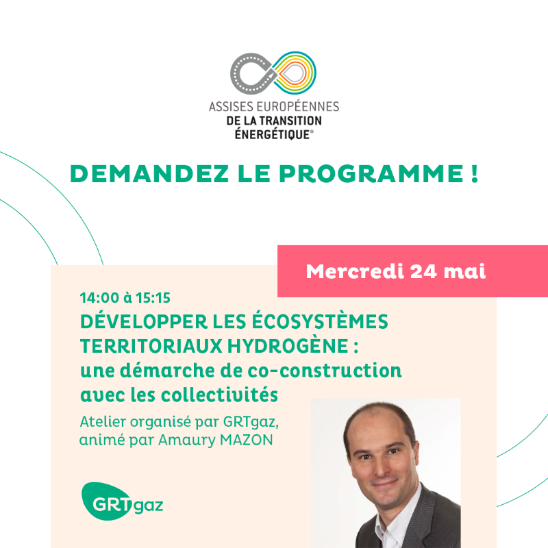 natrangroupe's tweet photo. Les #AssisesTE, ça commence aujourd'hui !

Venez nous rencontrer pour échanger, poser toutes vos questions et partager vos envies et besoins en matière de développement de projets autour des gaz renouvelables et de l'#hydrogène.

Nous sommes là pour vous 👇