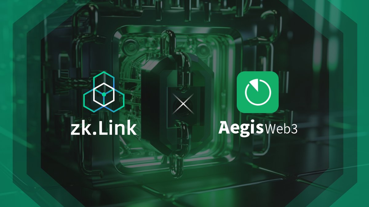 📢 Exciting Announcement: zkLink and <a href="/AegisWeb3/">AegisWeb3</a> Join Forces!

We're thrilled to announce our collaboration with AegisWeb3, a cutting-edge security protection product incubated by the world-leading security company PeckShield.