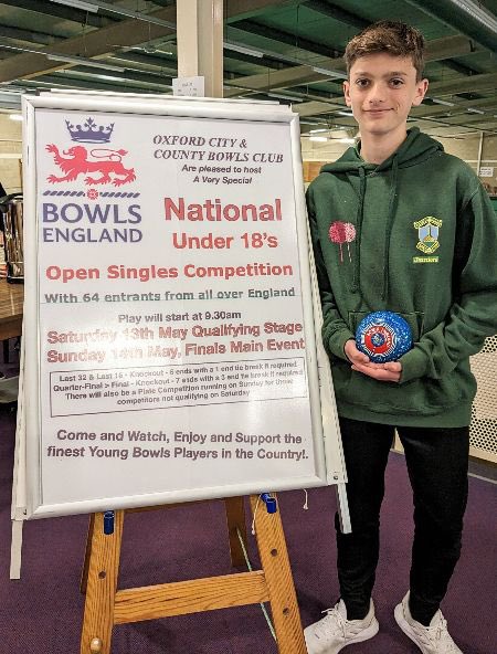 Shout out to Lucas who recently took part in the <a href="/BowlsEngland/">Bowls England</a> Under 18s National Singles Championship, making it to the quarter finals...he's now up in the top eight in the country! Huge congratulations Lucas.👏