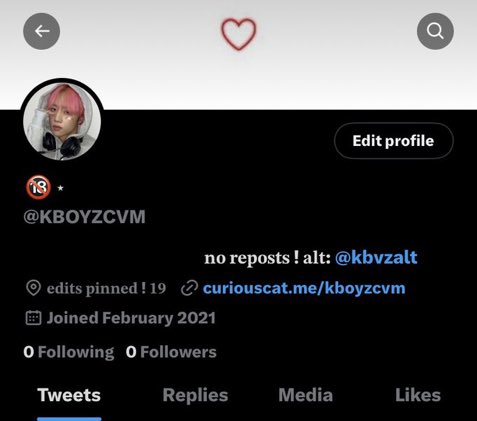 CVMKBVZ's tweet photo. i was @/kboyzcvm help me find my followers and moots 

~ rt to spread https://t.co/SDbU8igElL