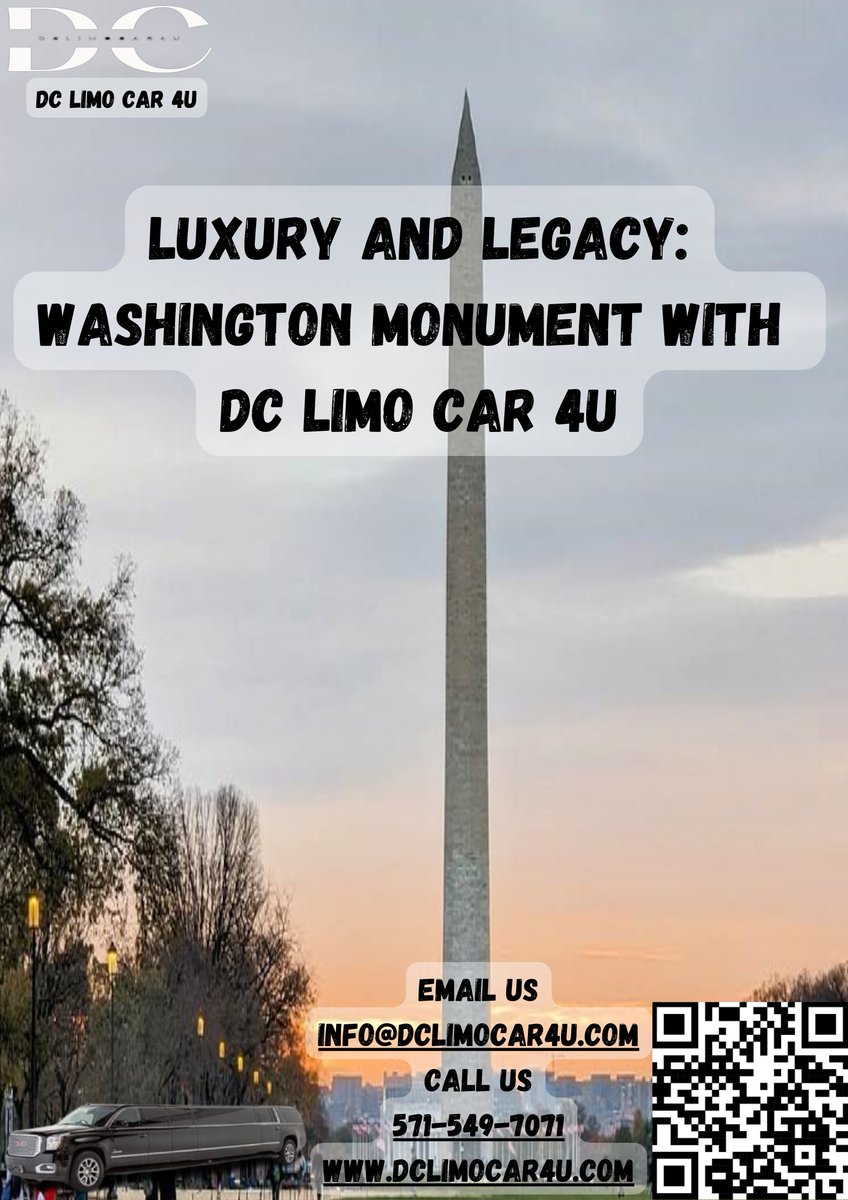 Luxury and Legacy: Washington Monument with DC Limo Car 4U

#LuxuryAndLegacy #WashingtonMonument #DCLimoCar4UExperience #HistoricalJourney #ElevatedTravel #dclimocar4u